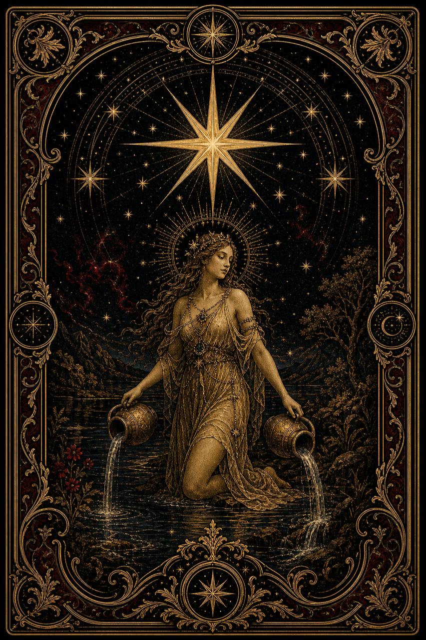 Carta de tarot A Estrela